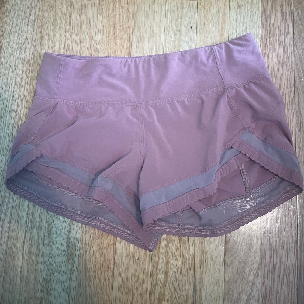 Lululemon shorts with mesh detail